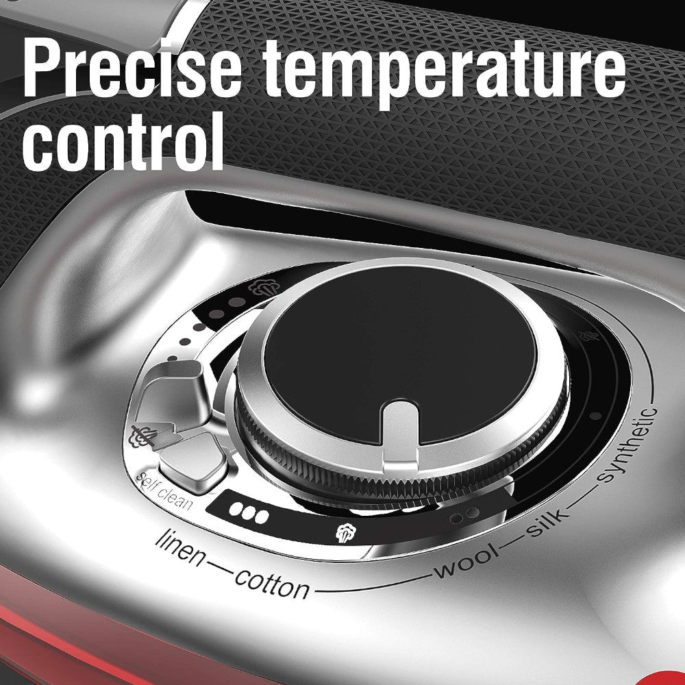 CHI 13101C Steam Iron for Clothes with Titanium Infused Ceramic Soleplate - Blemished package with full warranty