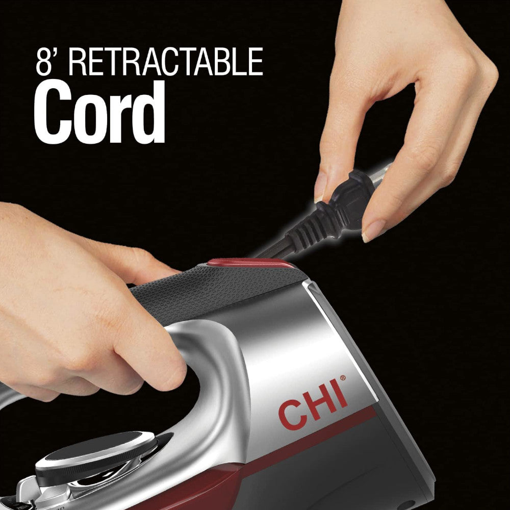 Fer à repasser électronique CHI 13102C avec cordon rétractable - Emballage défectueux avec garantie complète