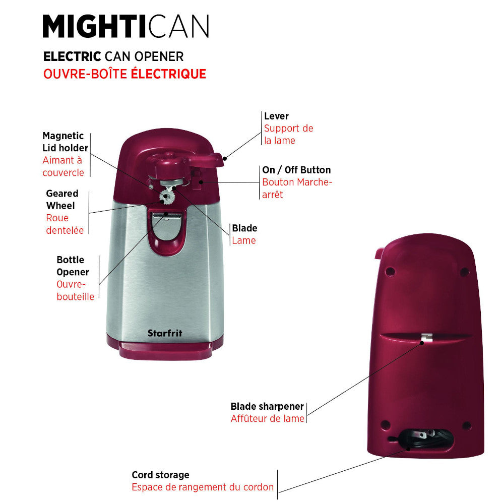 Ouvre-boîte électrique STARFRIT Mightican