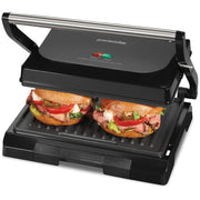 PROCTOR SILEX 25440PSC Presse à panini 4 portions, machine à sandwich et gril intérieur compact