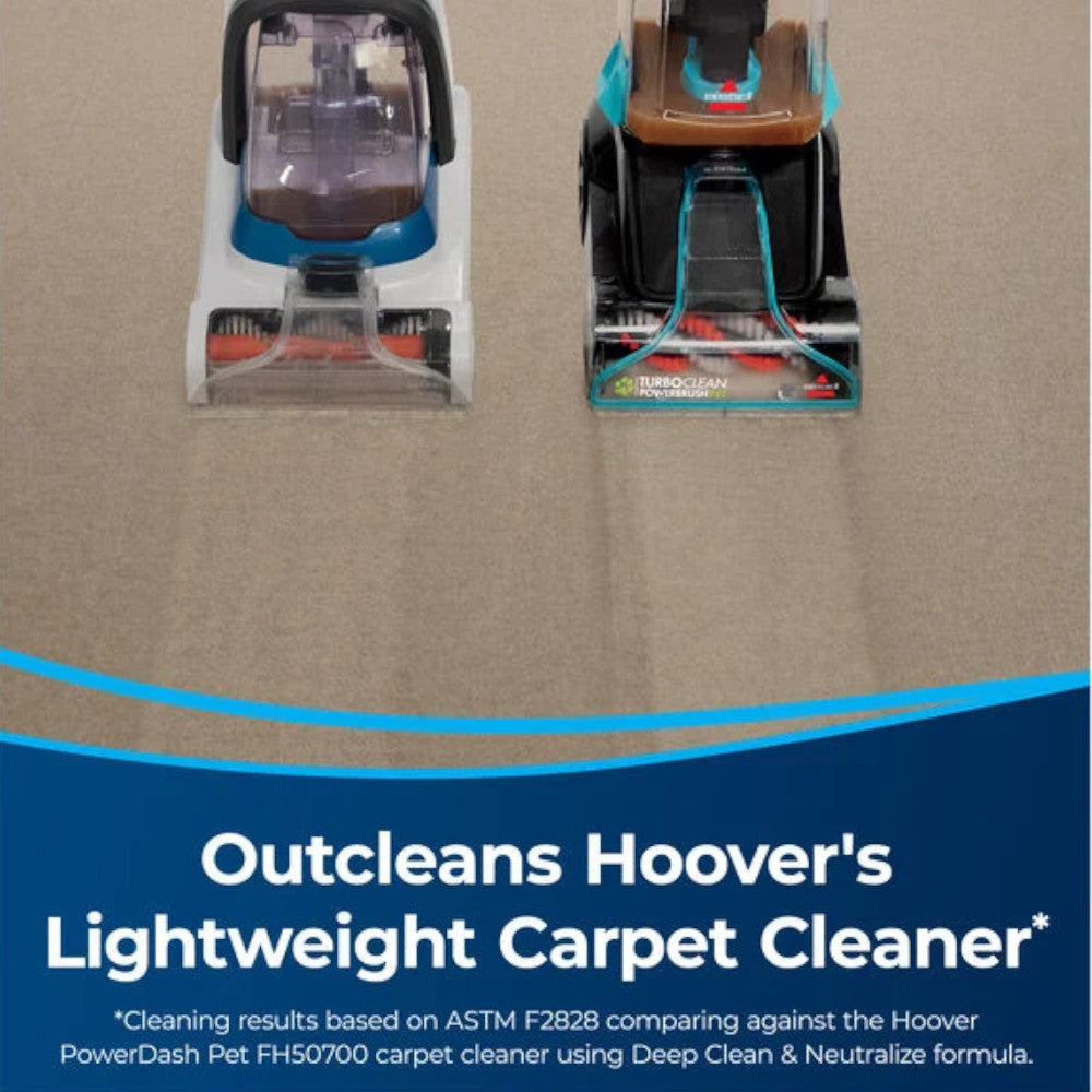 BISSELL 2806N PowerClean® TurboBrush Pet Carpet Cleaner - Factory serviced with Home Essentials warranty