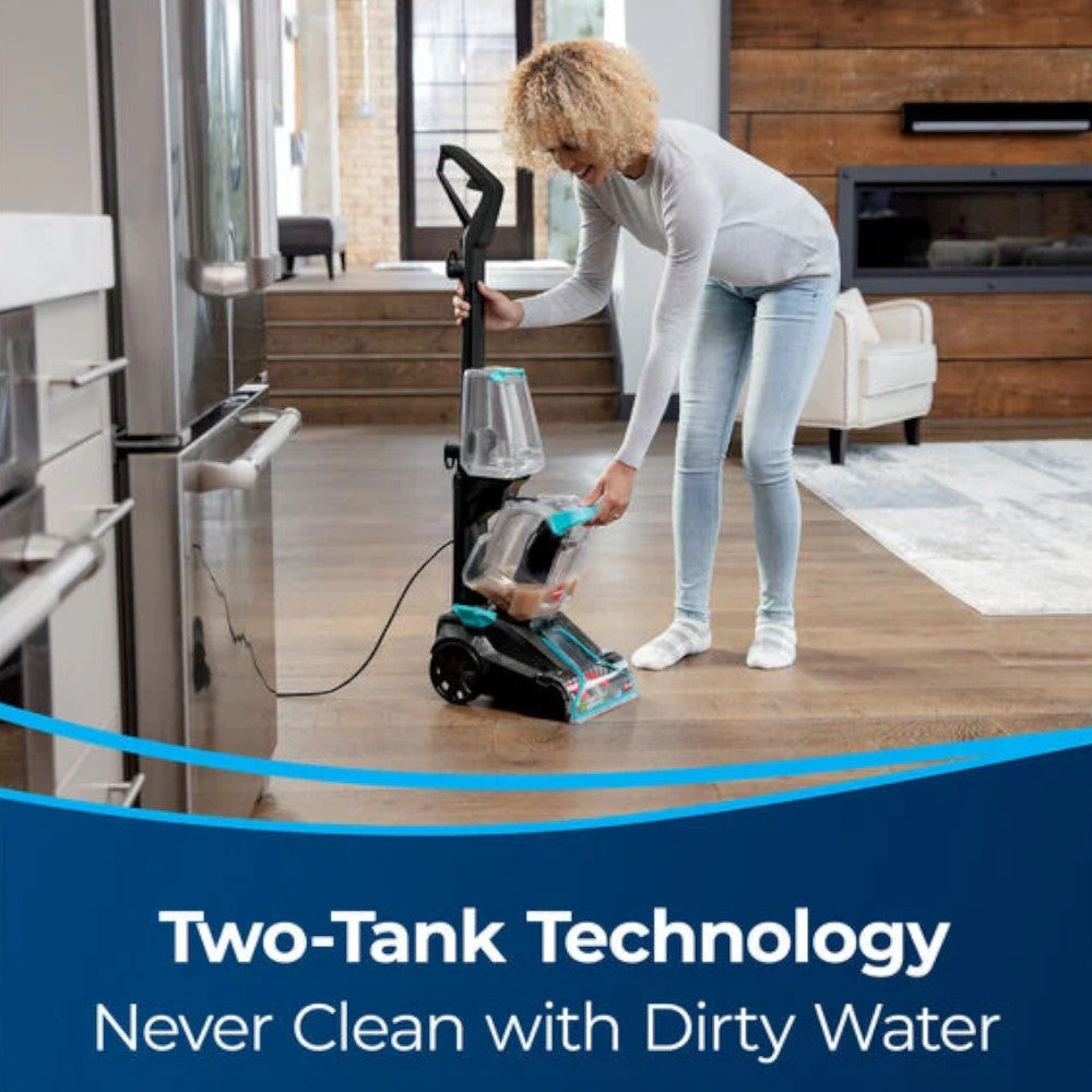 BISSELL 2806N PowerClean® TurboBrush Pet Carpet Cleaner - Factory serviced with Home Essentials warranty