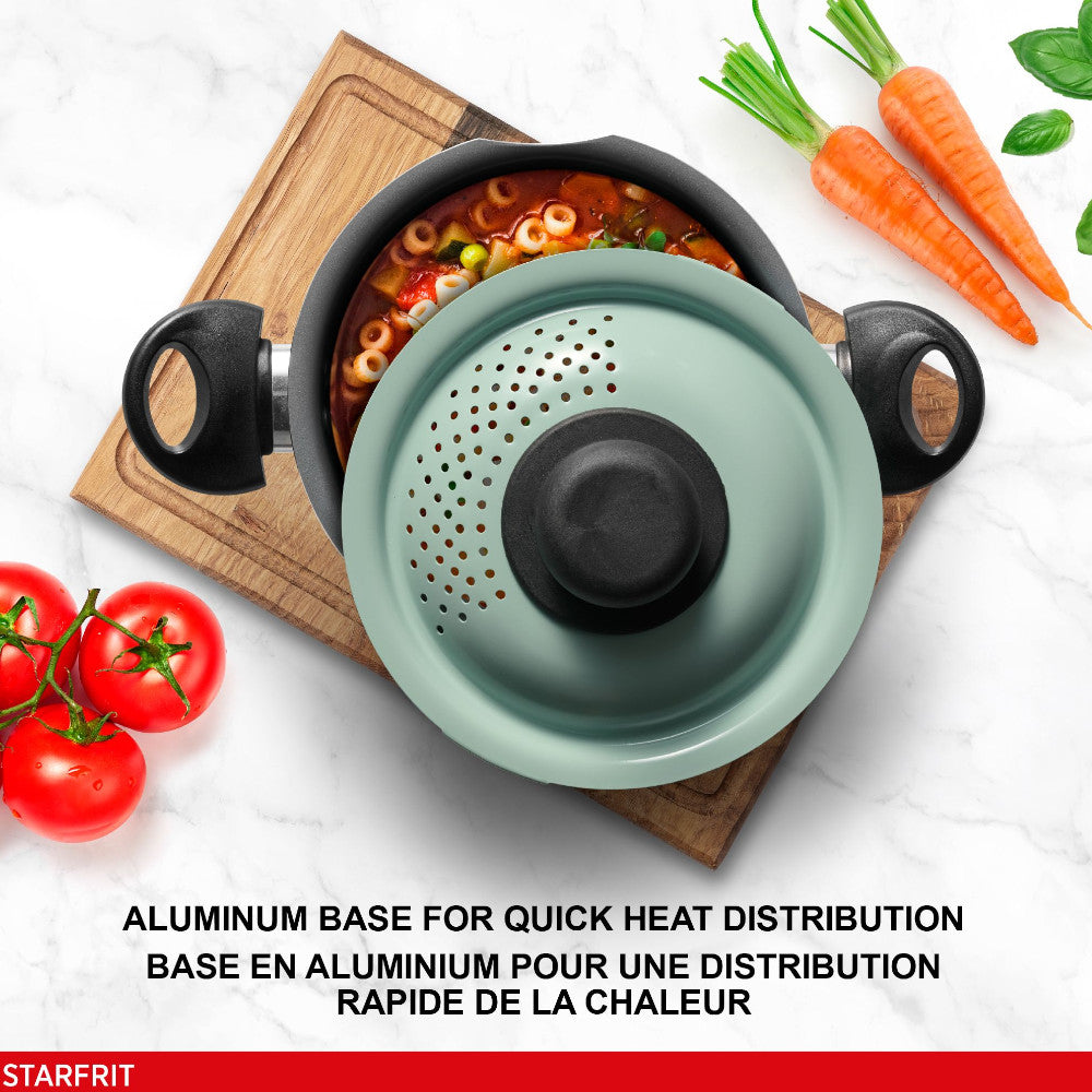 STARFRIT 30171 Mini Pasta Pot with Locking Perforated Lid 2.2 L