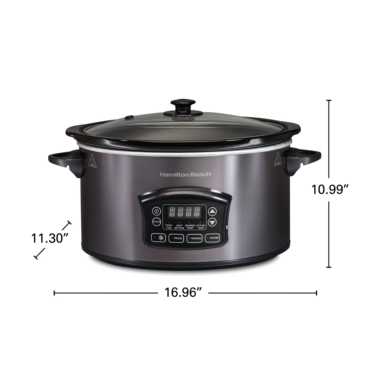 Mijoteuse programmable HAMILTON BEACH 33768G de 6 pintes avec décongélation