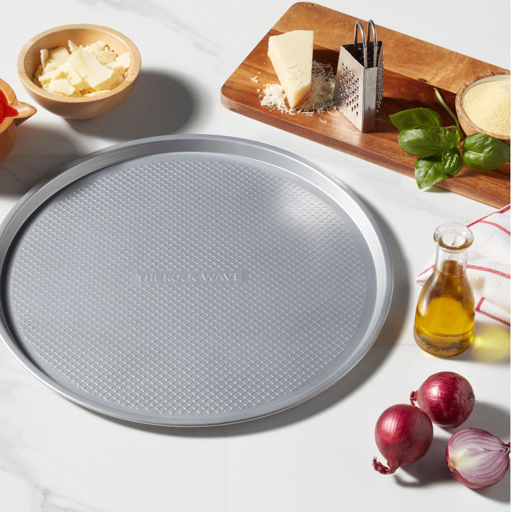 STARFRIT 34806 The Rock Wave Non Stick Carbon Steel Pizza Pan 37 cm 14.5"