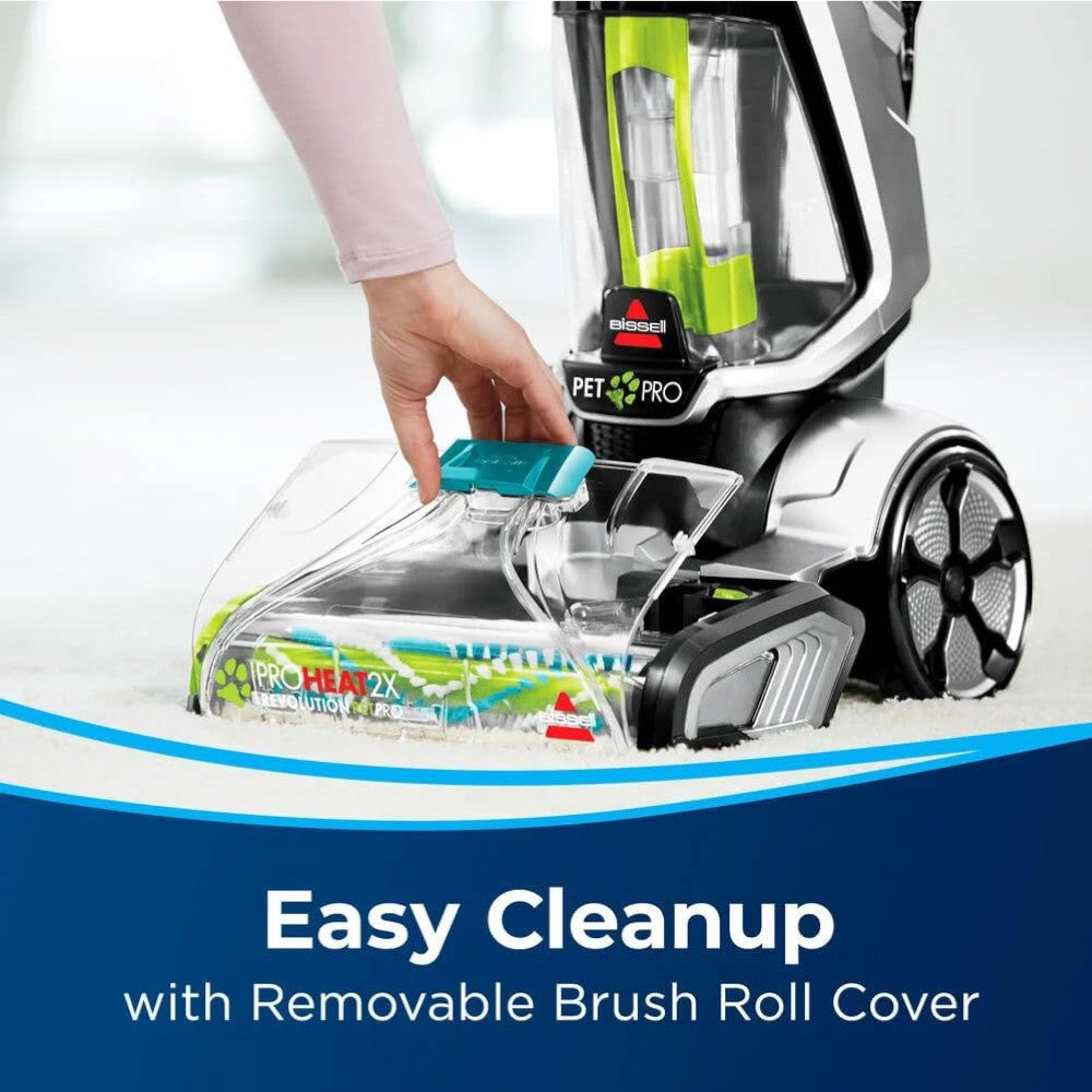 BISSELL 3588N ProHeat 2X Revolution Pet CleanShot Carpet Cleaner - Factory serviced with Home Essentials warranty