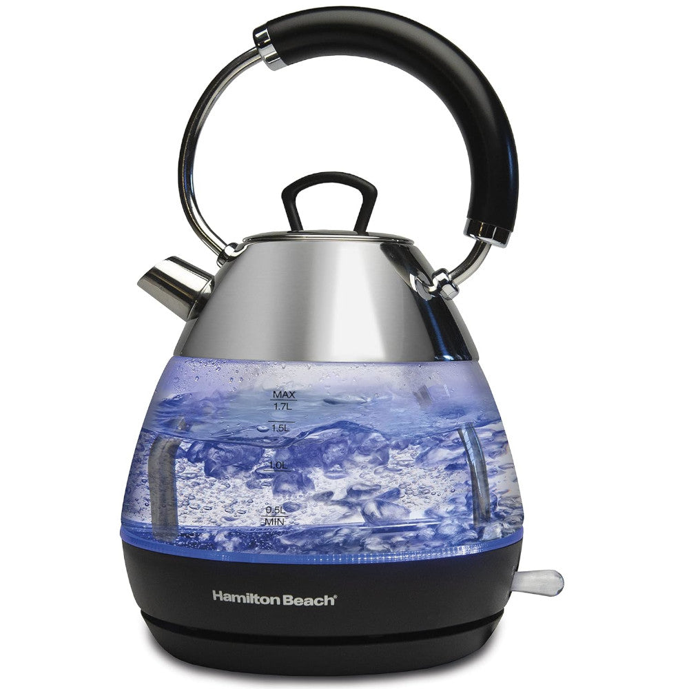 Bouilloire en verre HAMILTON BEACH 1,7 L - 40896C