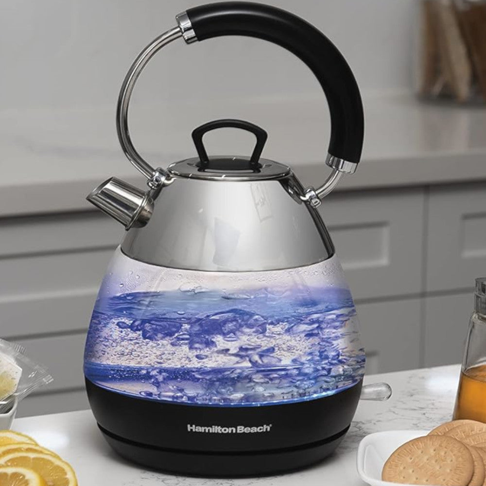 Bouilloire en verre HAMILTON BEACH 1,7 L - 40896C