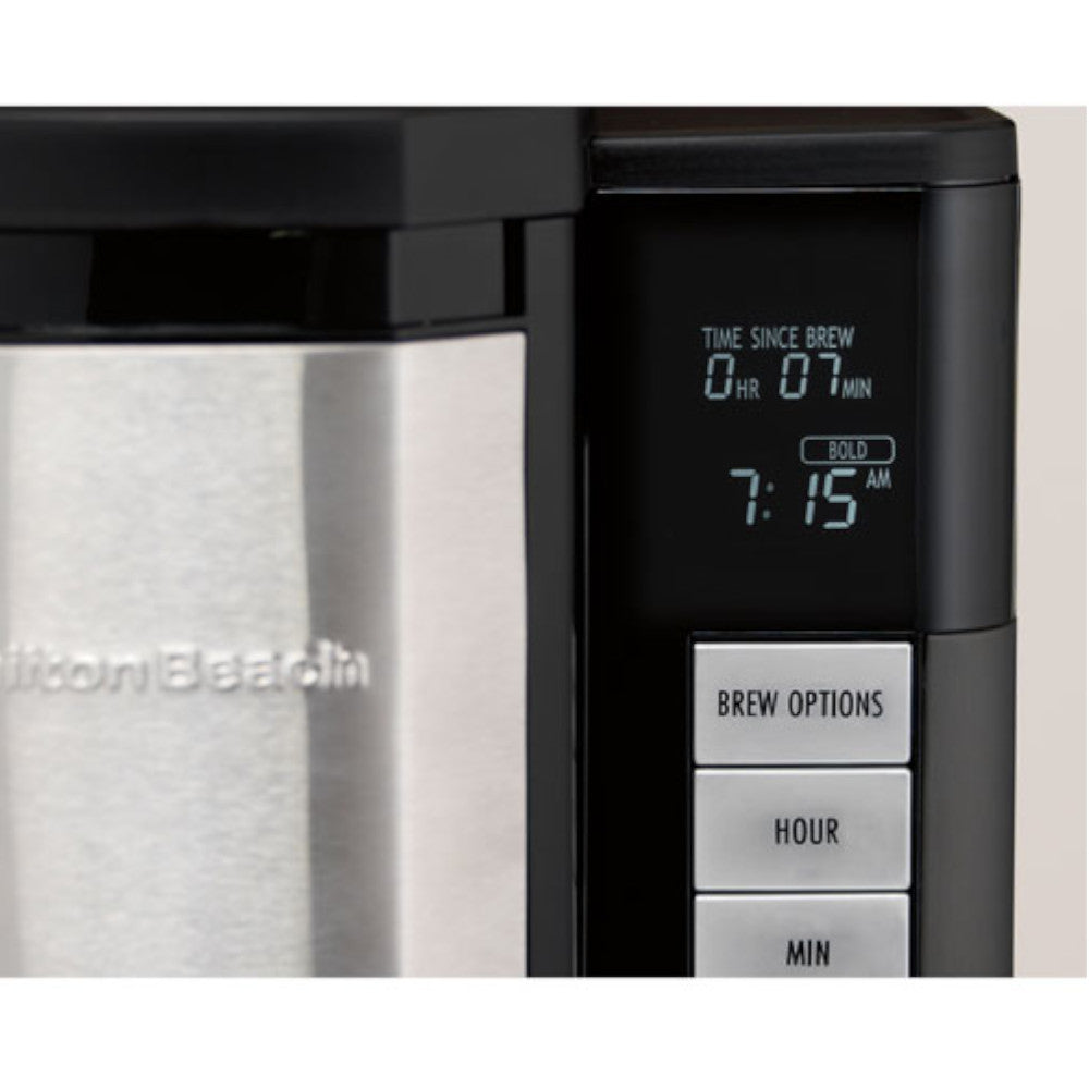 HAMILTON BEACH 46382C Front Fill Plus Programmable Coffee Maker - Factory serviced with Home Essentials warranty