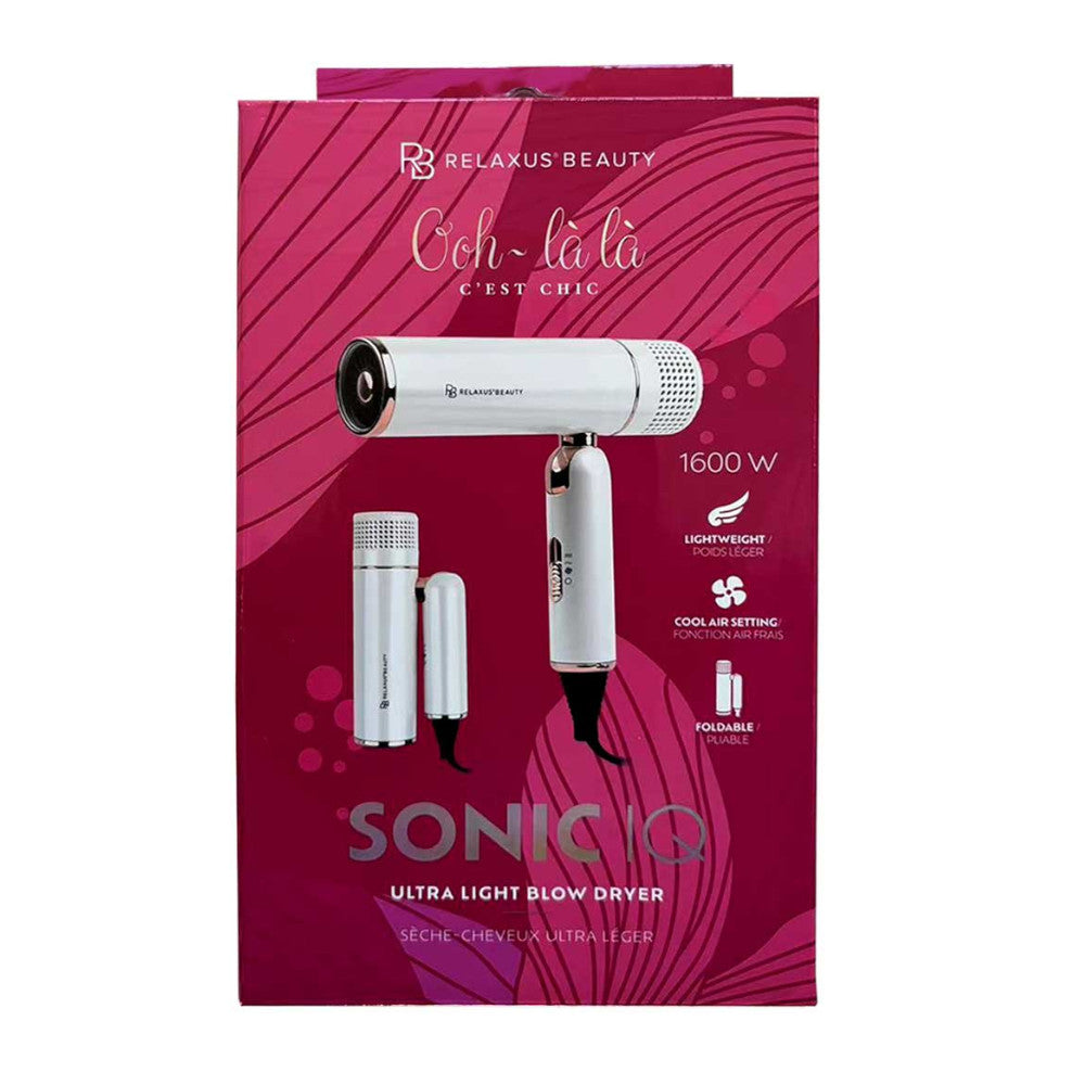 Sèche-cheveux ultra-léger Sonic IQ RELAXUS 544469