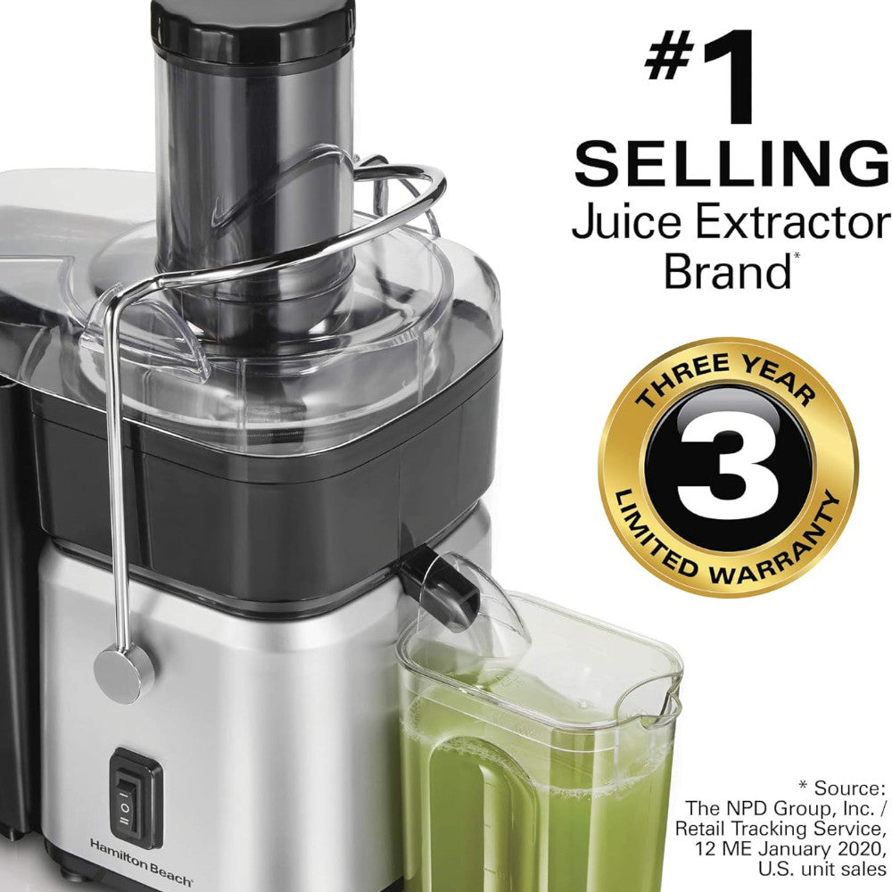 Presse-agrumes de fruits entiers HAMILTON BEACH, extracteur centrifuge - 67840