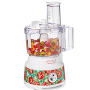 HAMILTON BEACH Pioneer Woman Vintage Floral 10 Cup Food Processor with Bowl Scraper - 70731