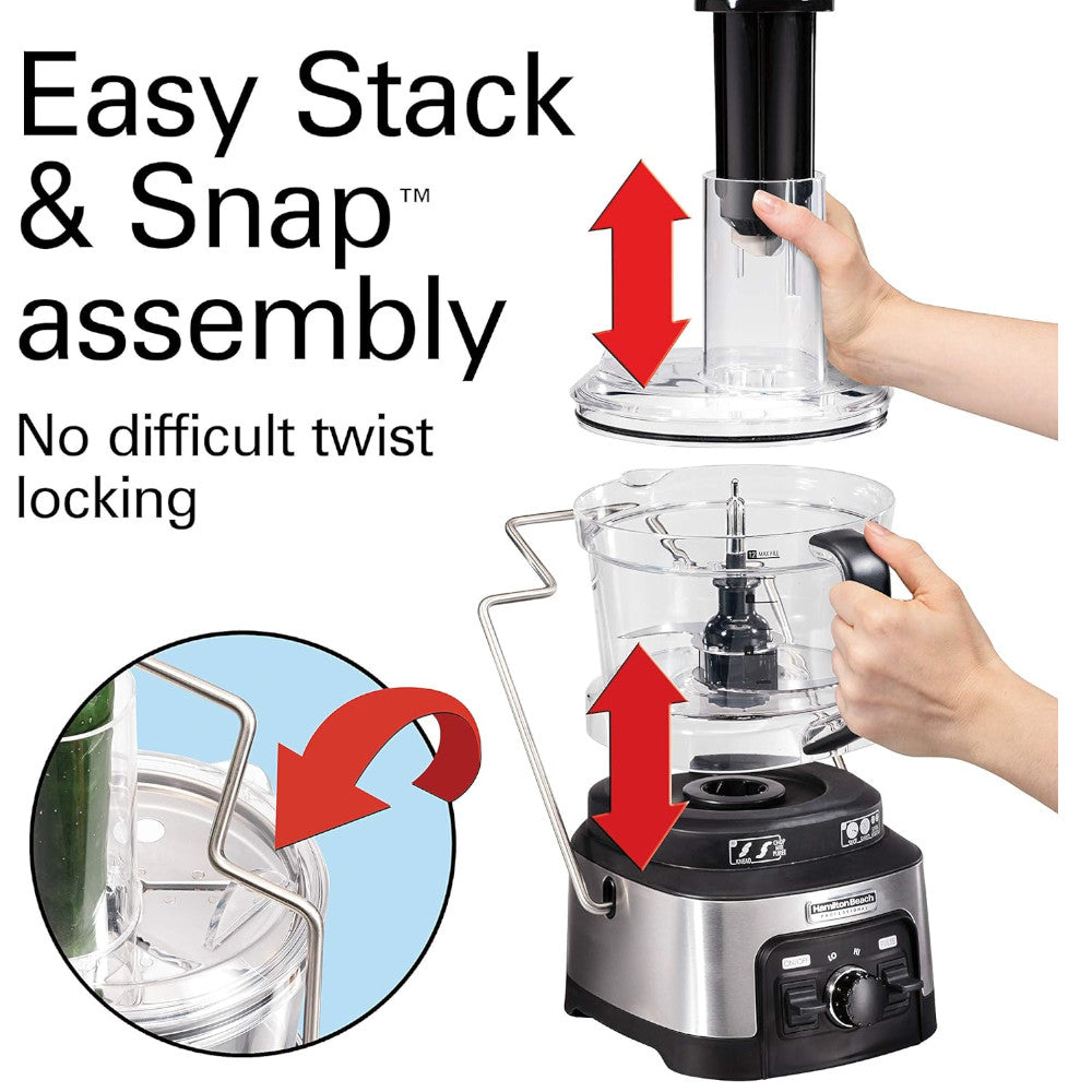 Robot culinaire Stack &amp; Snap HAMILTON BEACH PROFESSIONAL 70815 - Remis à neuf avec garantie Home Essentials