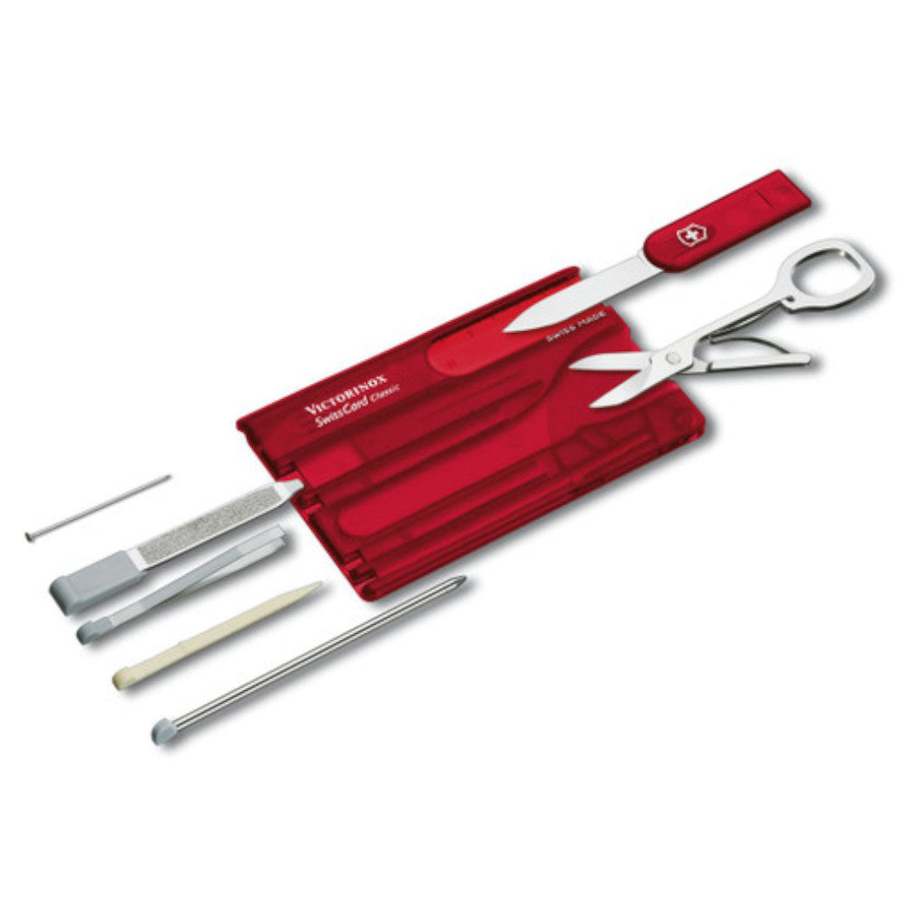 VICTORINOX 7100.T-X4 Swiss Army SwissCard Ruby