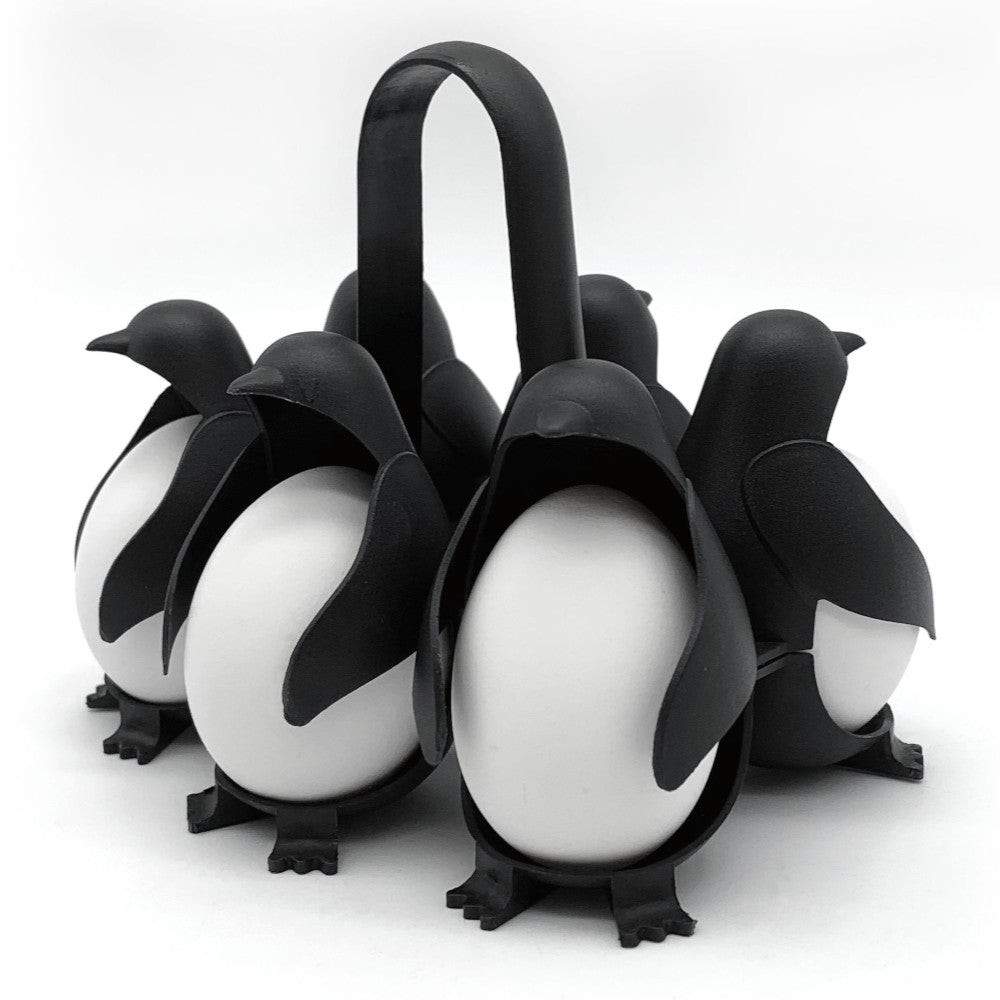 STARFRIT 80617 Gourmet OMG 6 Penguin Posse Egg Cooker
