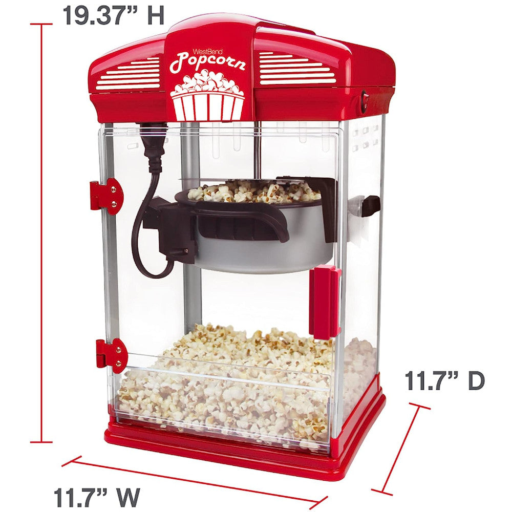 WESTBEND 82515 Hot Oil Theater Style Popcorn Popper Machine - Blemished package with full warranty
