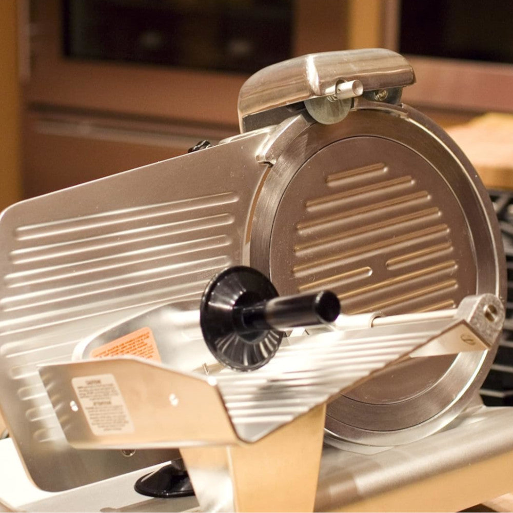 WESTON PRO 83-0850-W 10" Meat Slicer with detachable blade sharpener - Refurbished with Home Essentials Warranty