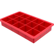 Bac à glaçons en silicone STARFRIT 092833 - 15 cubes Rouge