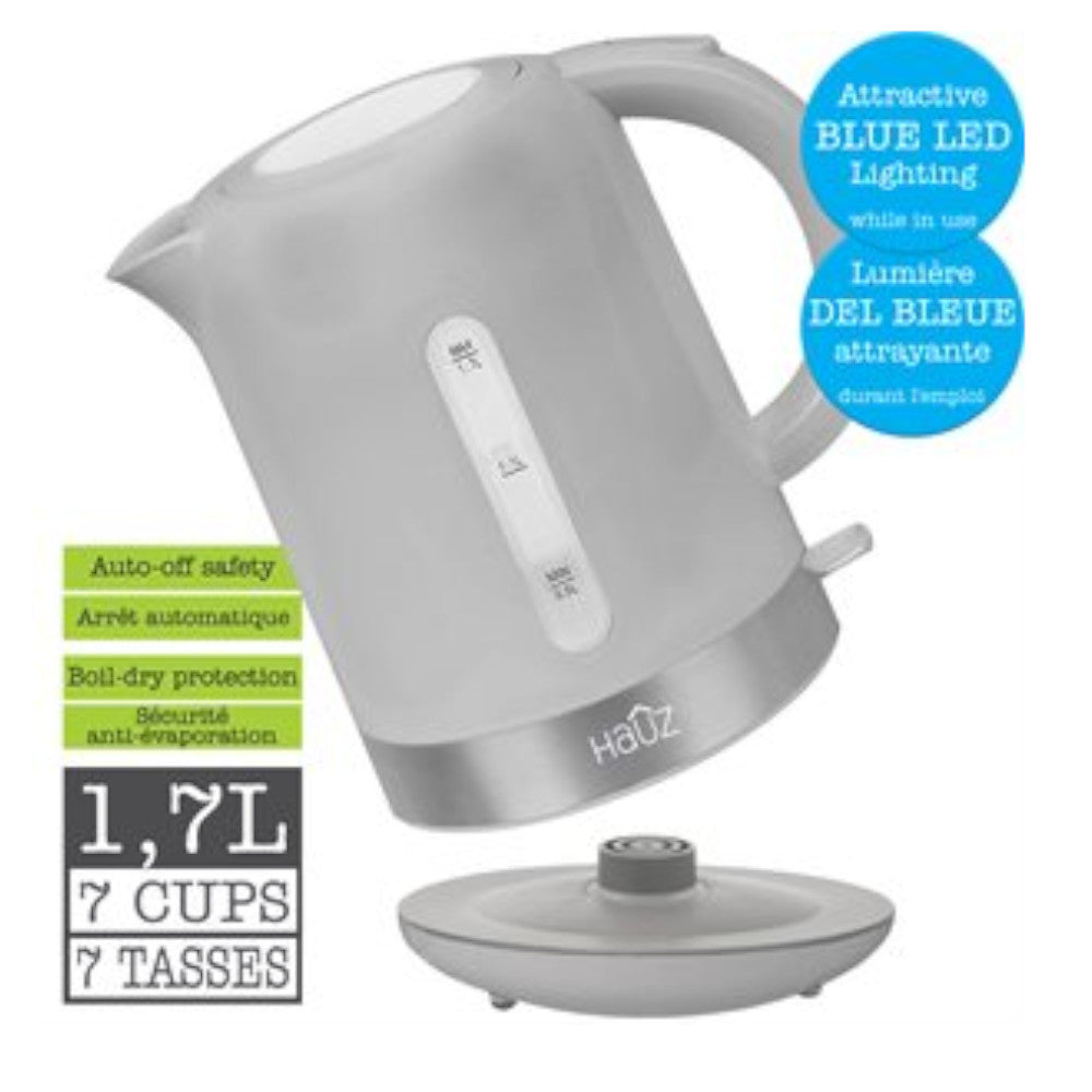 Bouilloire sans fil HAUZ AKL1992 avec éclairage LED 1,7 L