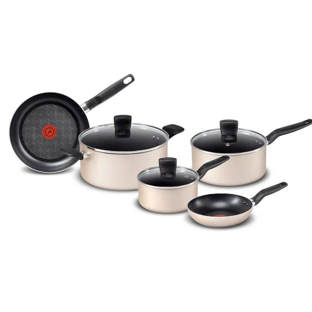 Ensemble de poteaux T-Fal Essentials 8 pièces - Or - B455S874