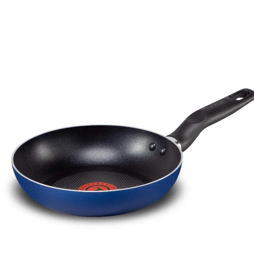 Batterie de cuisine 8 pièces T-FAL Essentials Bleu - B474S874