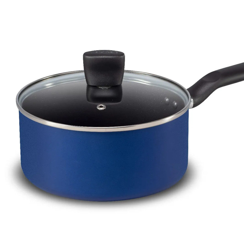 Batterie de cuisine 8 pièces T-FAL Essentials Bleu - B474S874