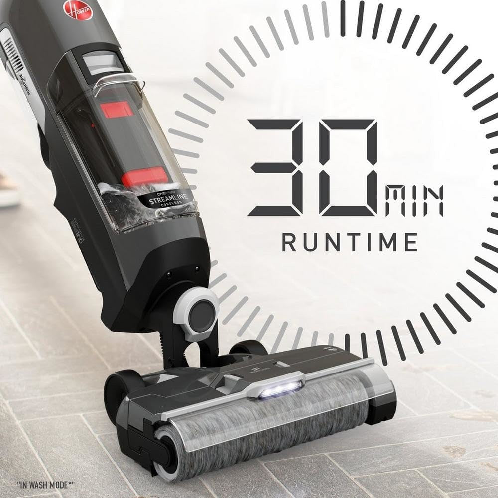 HOOVER ONEPWR BH55400V Streamline Nettoyeur de sols durs sans fil - Entretenu en usine avec la garantie Home Essentials