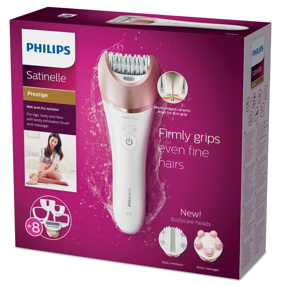 PHILIPS BRE650/00 Satinelle Prestige Wet & Dry Epilator