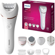 Épilateur PHILIPS BRE740/14 Série 8000 Utilisation sur peau sèche ou humide