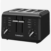 Grille-pain compact 4 tranches CUISINART CPT-142BKC en noir