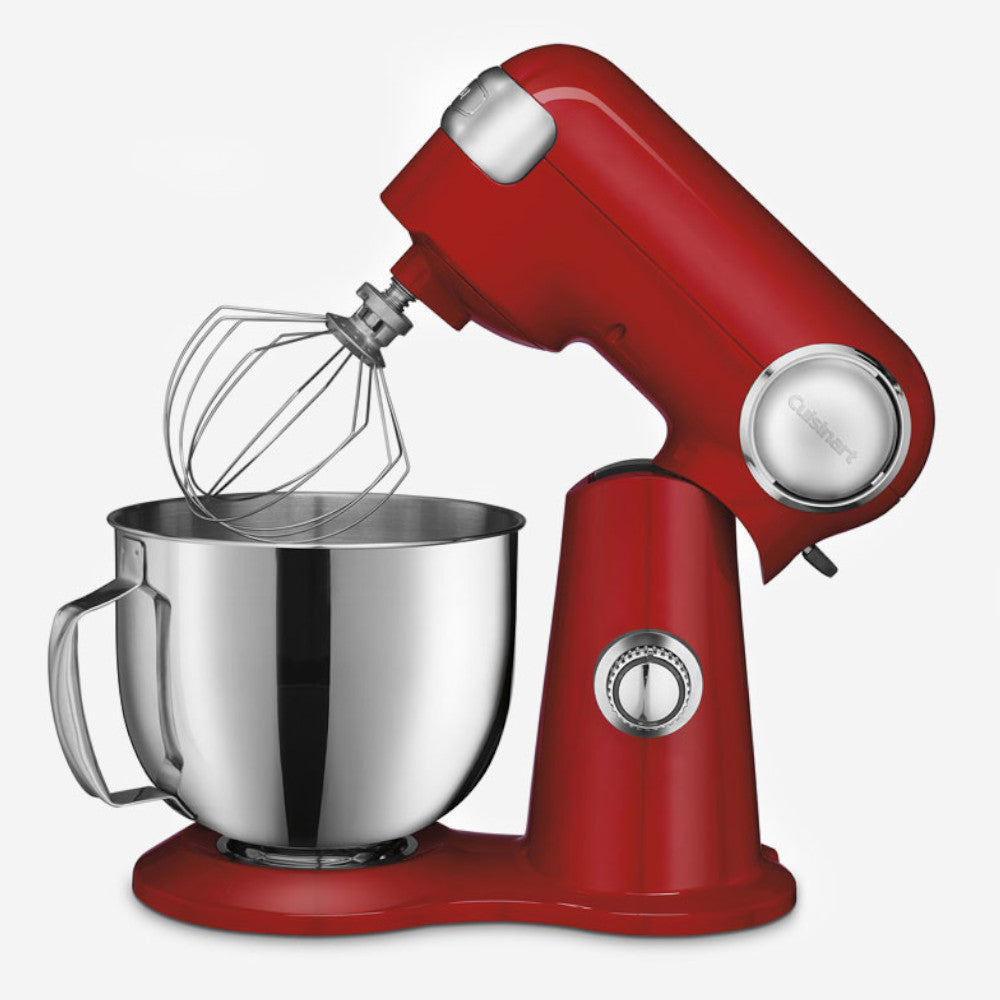 CUISINART PRECISION MASTER 5.5-QT (5.2L) STAND MIXER - RED - Refurbished with Cuisinart warranty - CSM-100R