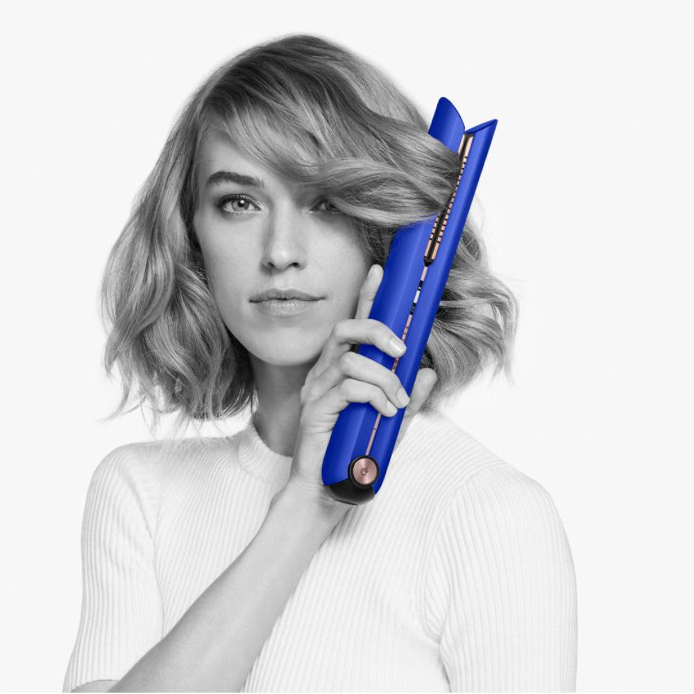 Boutique officielle Dyson - Lisseur Corrale - Remis à neuf (Excellent état) avec garantie d'un an (Excellent état) - Bleu et rose