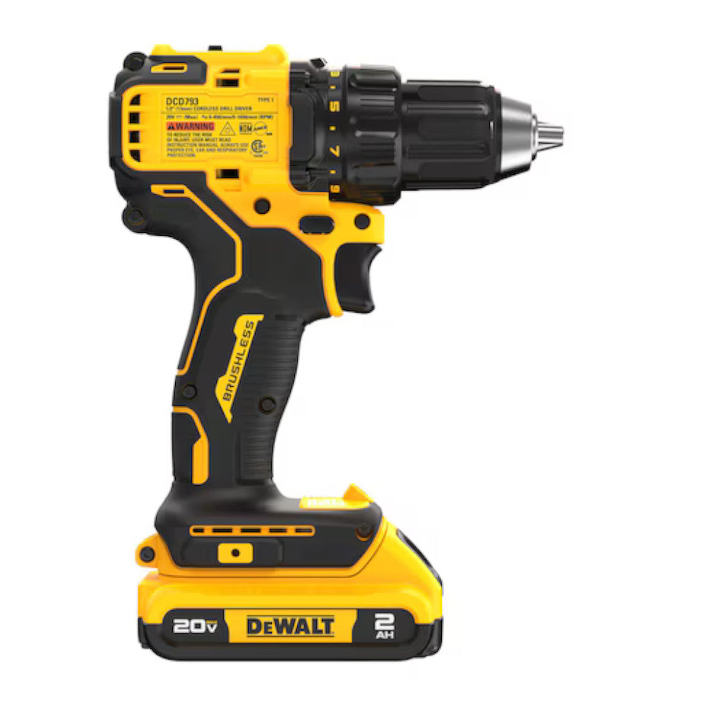 Perceuse-visseuse sans fil DEWALT DCD793D1 20V MAX* (1/2 po) - Remis à neuf avec garantie Dewalt