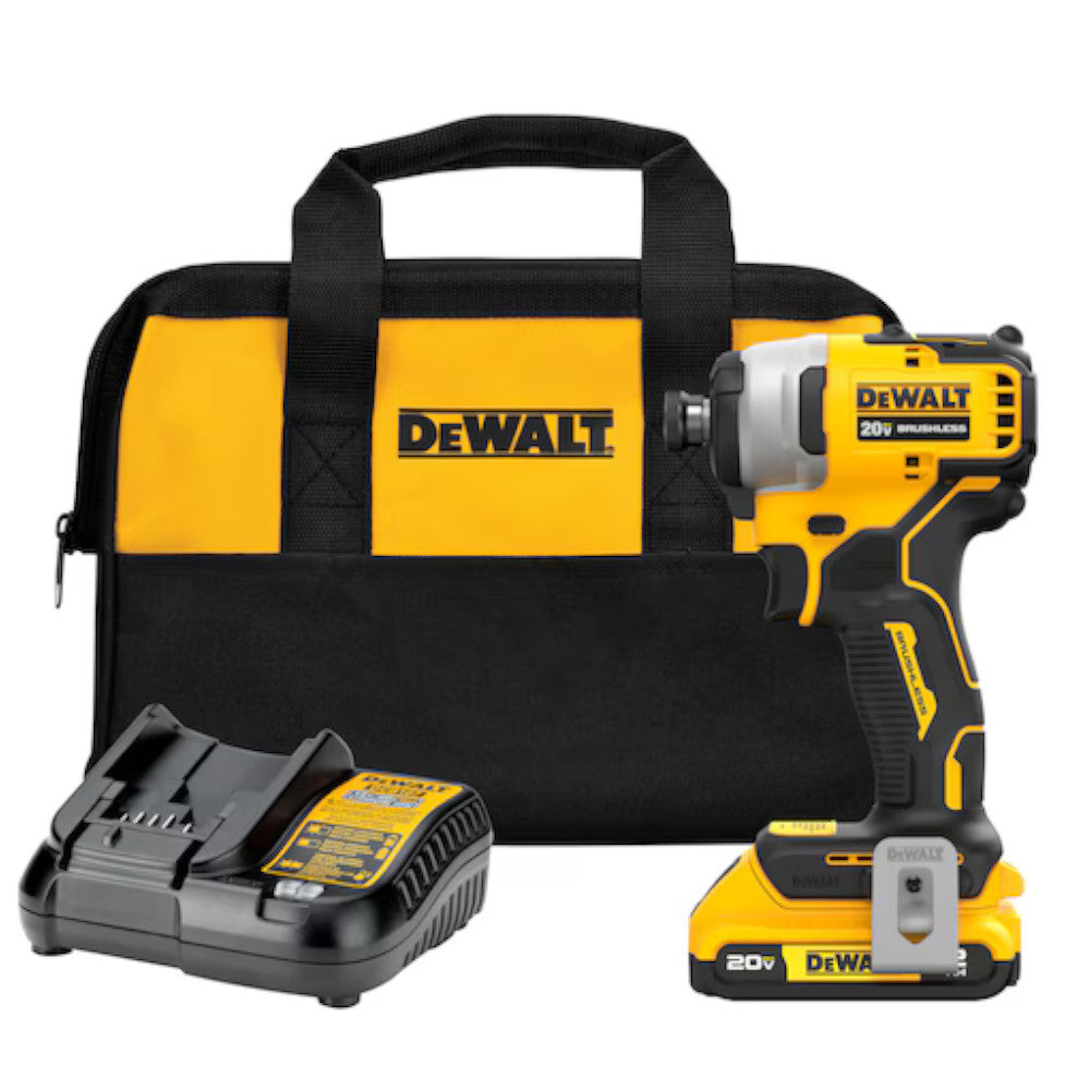 Kit de visseuse à chocs compacte sans fil DEWALT DCF809D1 ATOMIC™ 20V MAX* (1/4 po) - Remis à neuf avec garantie Dewalt