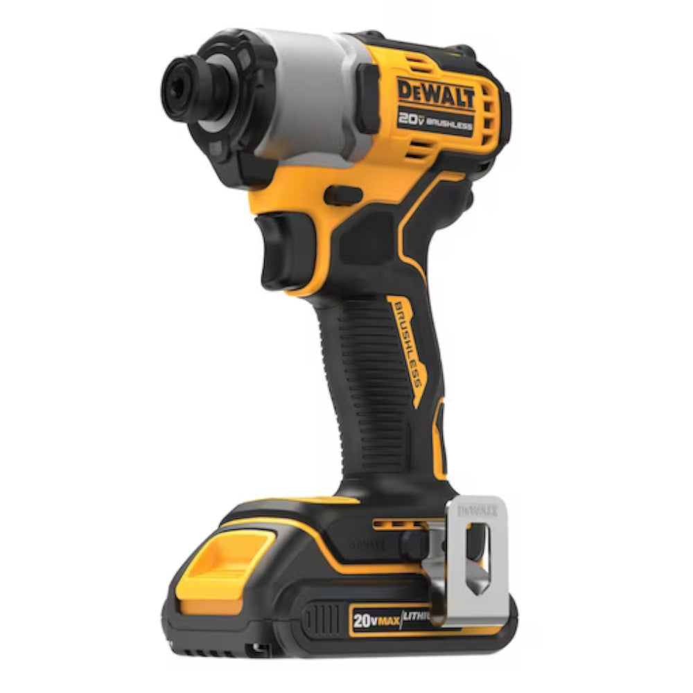 DEWALT Kit de visseuse à percussion sans fil 20 V MAX* 1/4 po - Remis à neuf avec garantie Dewalt - DCF840C2