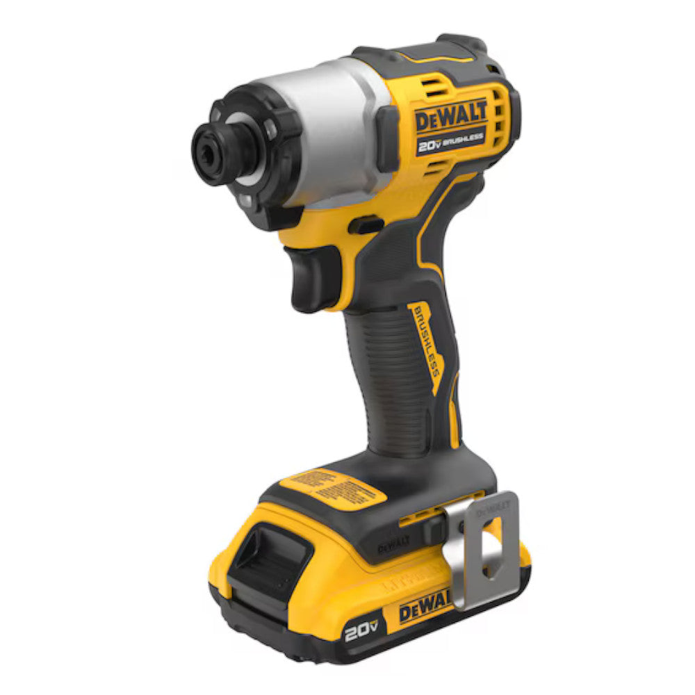 DEWALT DCF840D1 20V MAX* 1/4 in. Brushless Cordless Impact Driver Kit - Refurbished with Dewalt Warranty