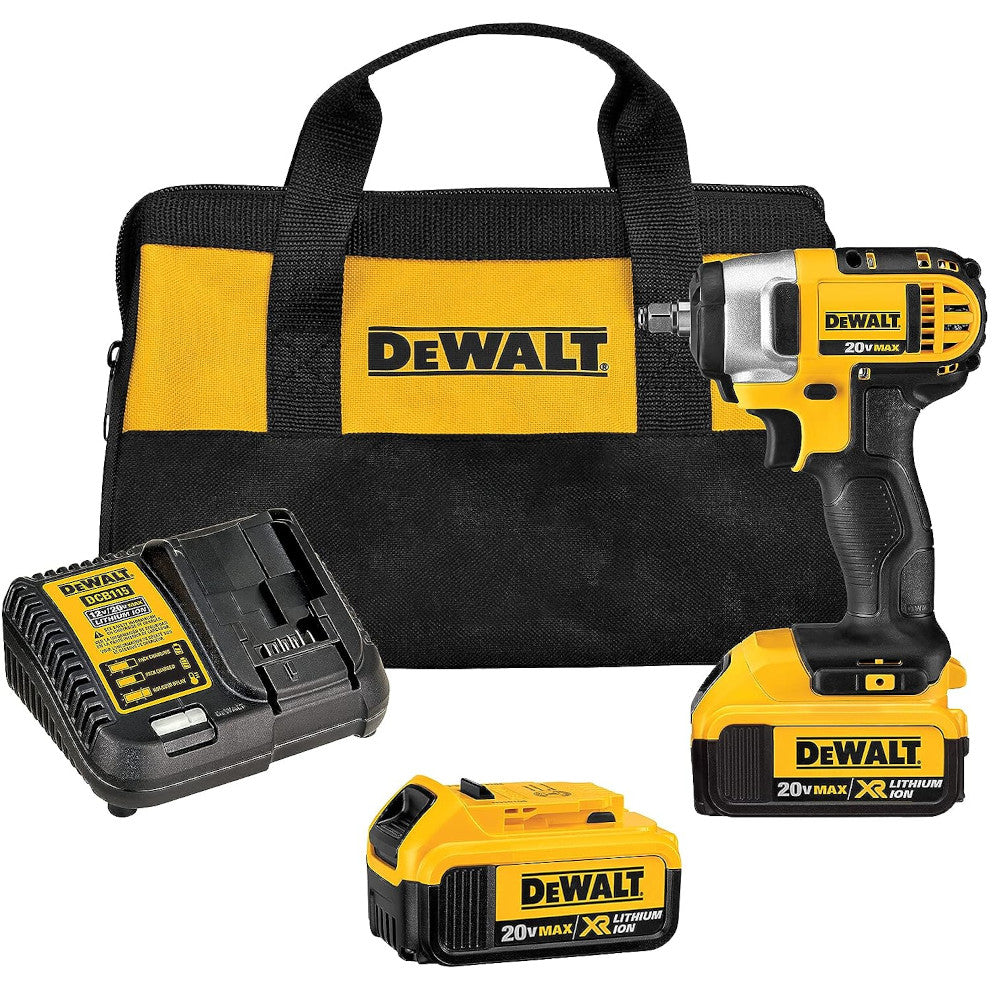 DEWALT Kit de clé à chocs 3/8" MAX Lithium Ion 20 V MAX avec porc - Remis à neuf avec garantie Dewalt - DCF883M2
