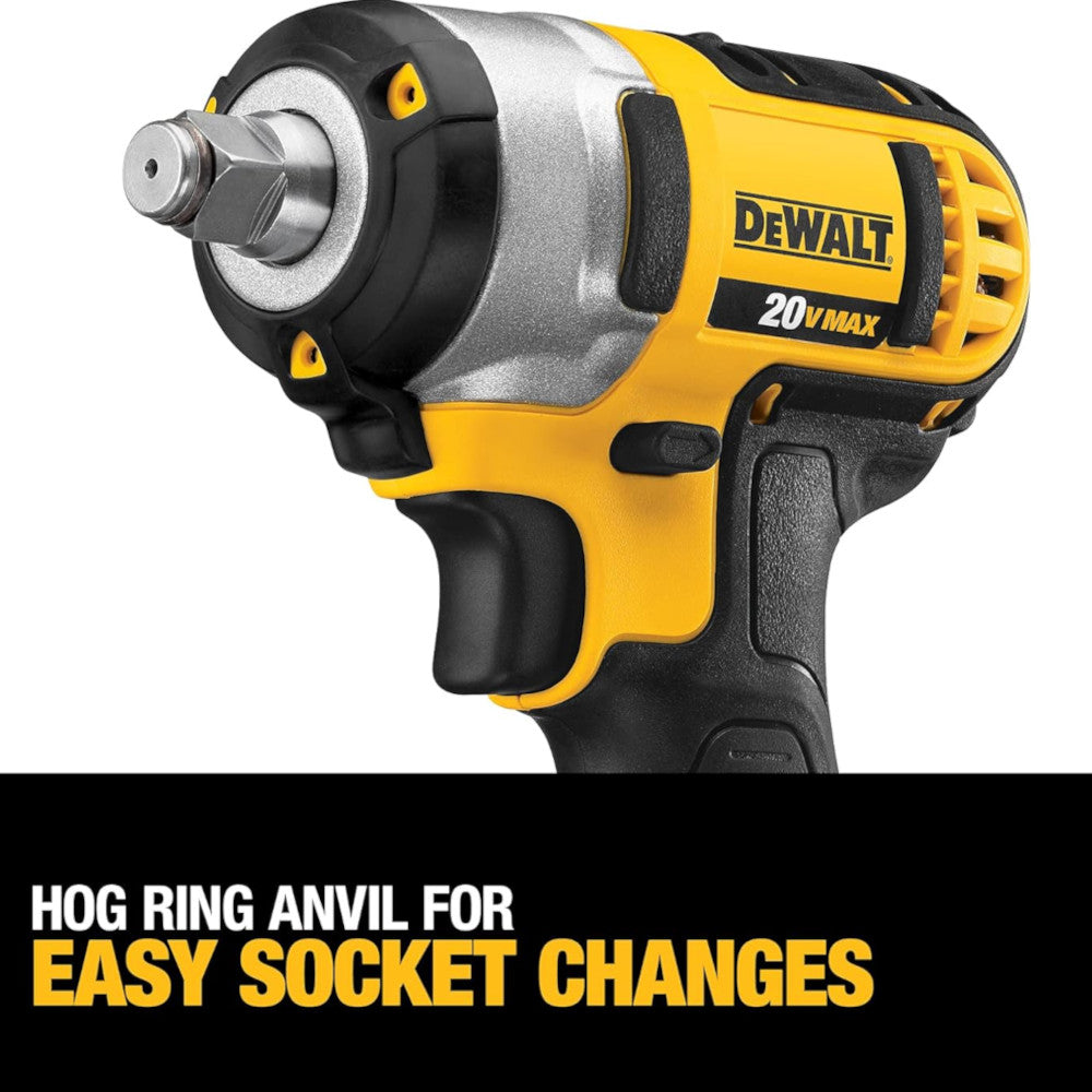 DEWALT Kit de clé à chocs 3/8" MAX Lithium Ion 20 V MAX avec porc - Remis à neuf avec garantie Dewalt - DCF883M2