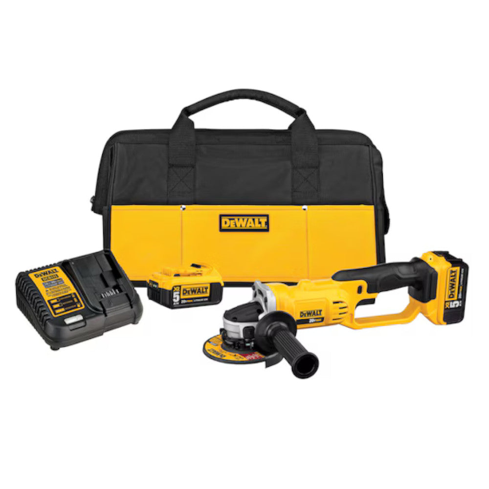DEWALT DCG412P2 20V MAX* Grinder Tool Kit - Refurbished with Dewalt Warranty