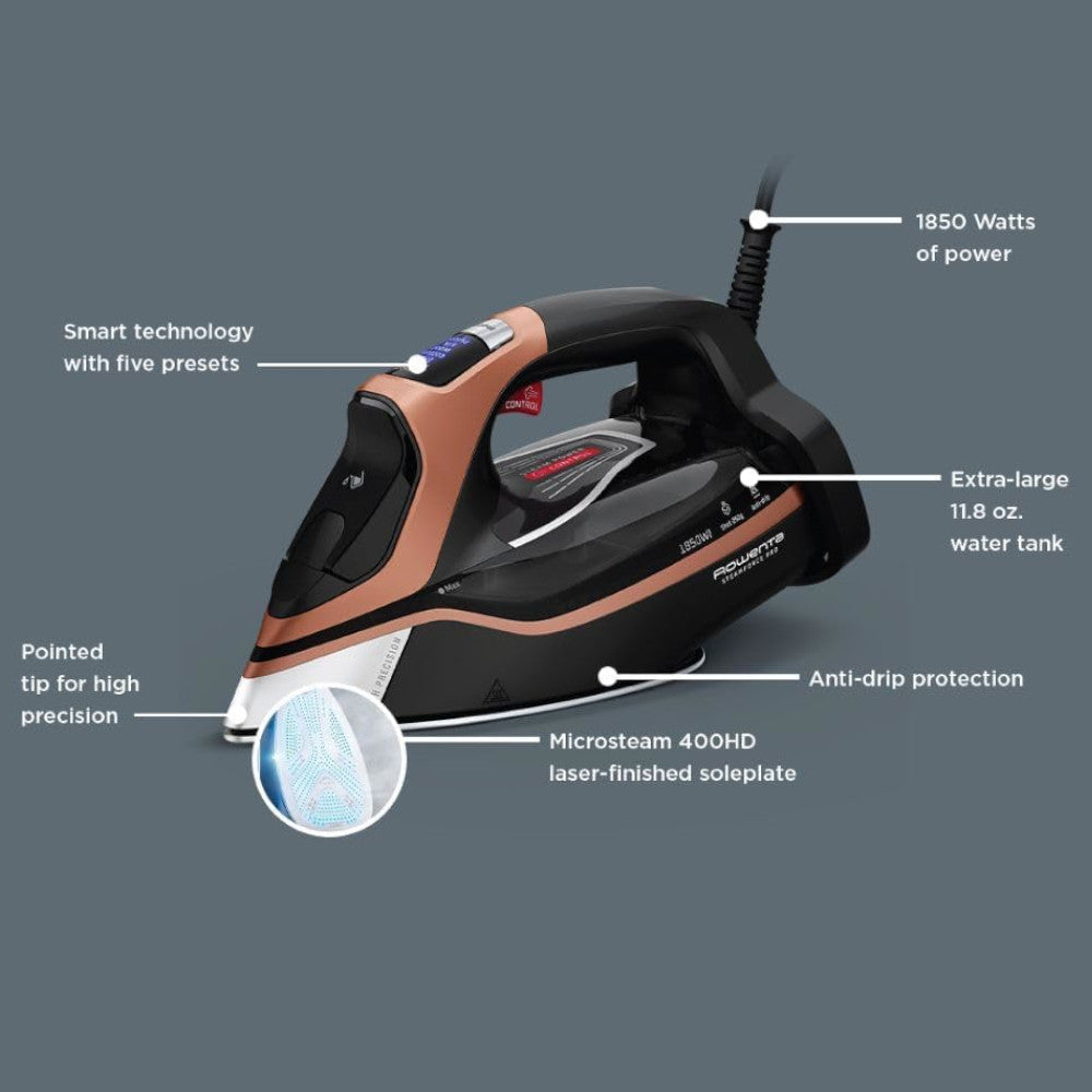 ROWENTA DW9540 SteamForce Pro Garment Steam Iron - Blemished package with full warranty