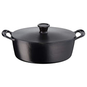 T-FAL Jamie Oliver by Tefal Faitout en fonte émaillée Premium 30 cm avec couvercle en fonte - E2125455
