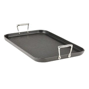 ALL CLAD E6524164 HA1 Hard Anodized Nonstick Cookware Double-Burner Grill 13X20IN