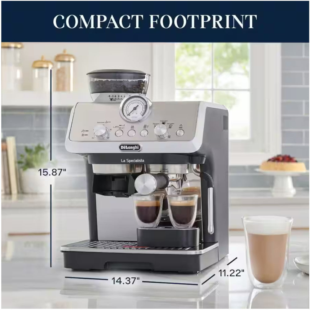 DELONGHI EC9155MB La Specialista Arte Espresso Machine - Factory serviced with Home Essentials warranty