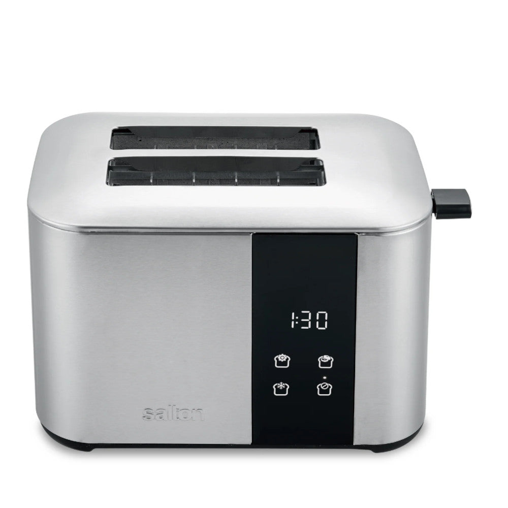 SALTON ET2075 Stainless Steel Digital Countdown Toaster 2 Slice