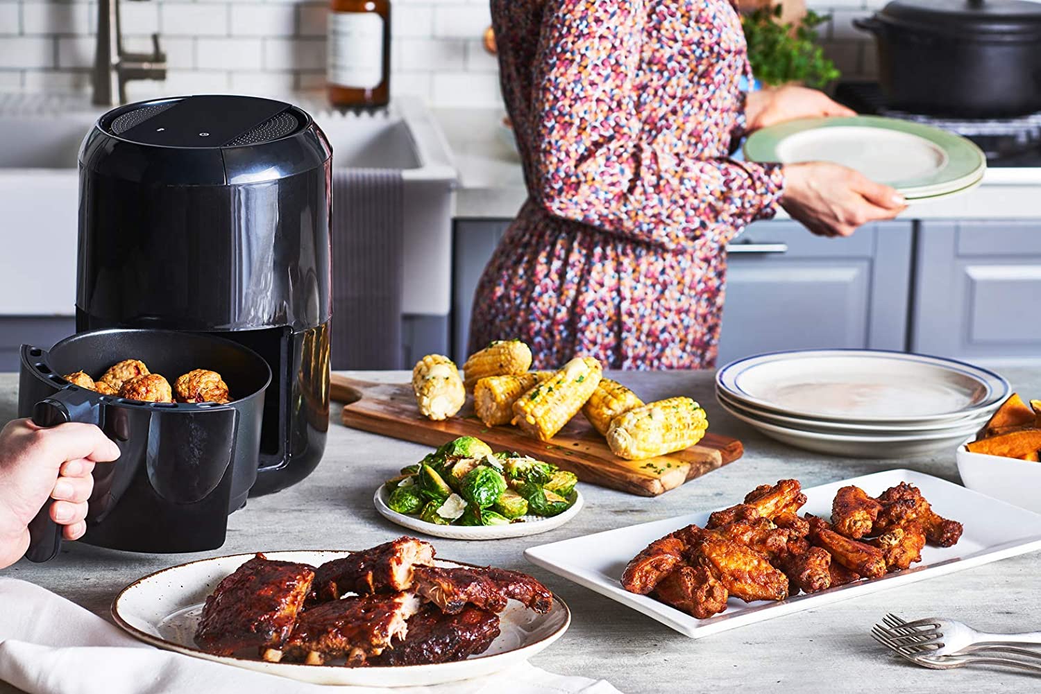 Friteuse à air numérique compacte T-FAL 1,6 L - EY301850