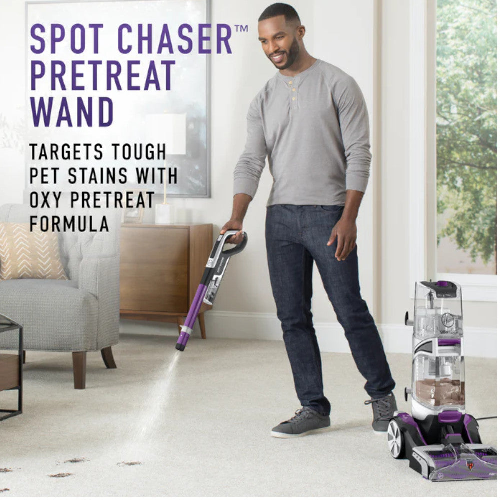 HOOVER FH53040DI SmartWash PET Nettoyeur de tapis automatique complet - Entretenu en usine avec la garantie Home Essentials