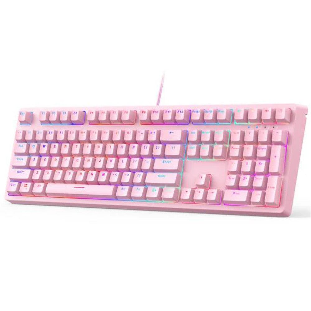 AUKEY G15 Mechanical Gaming Keyboard RGB Pink