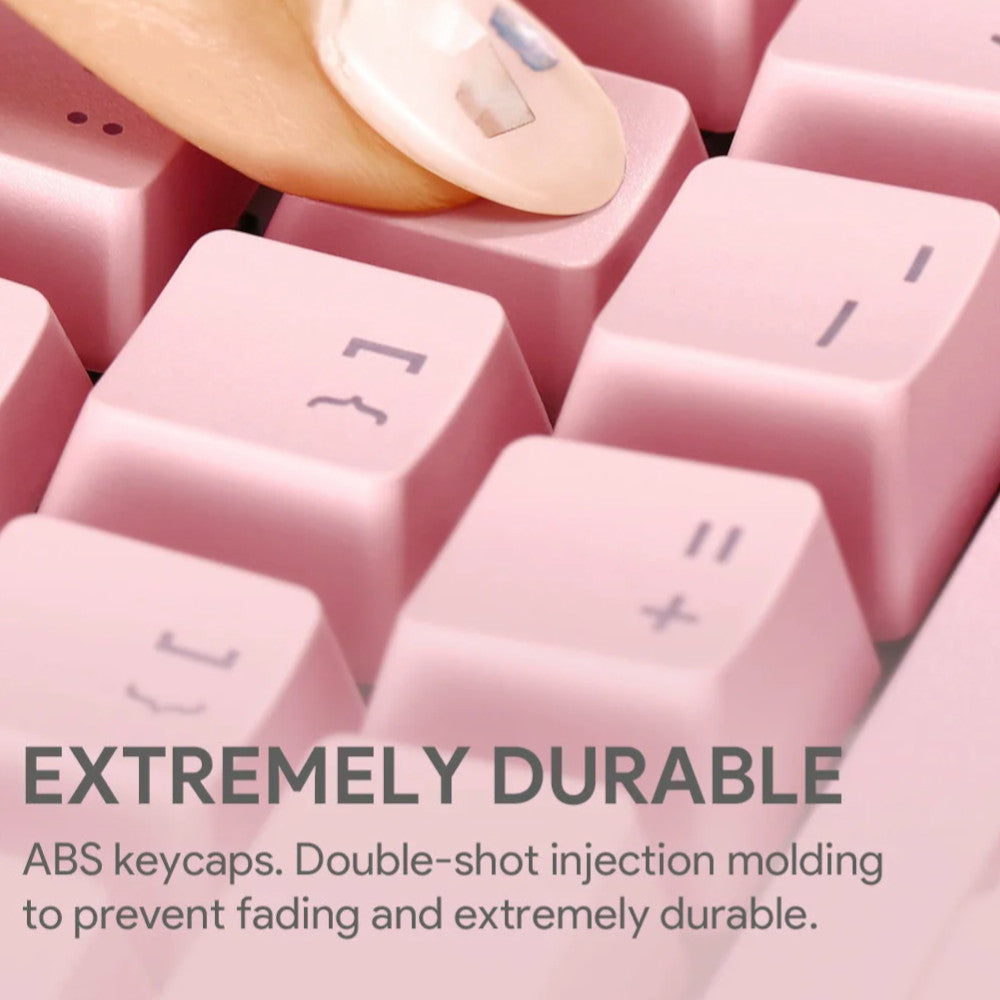 AUKEY G15 Mechanical Gaming Keyboard RGB Pink