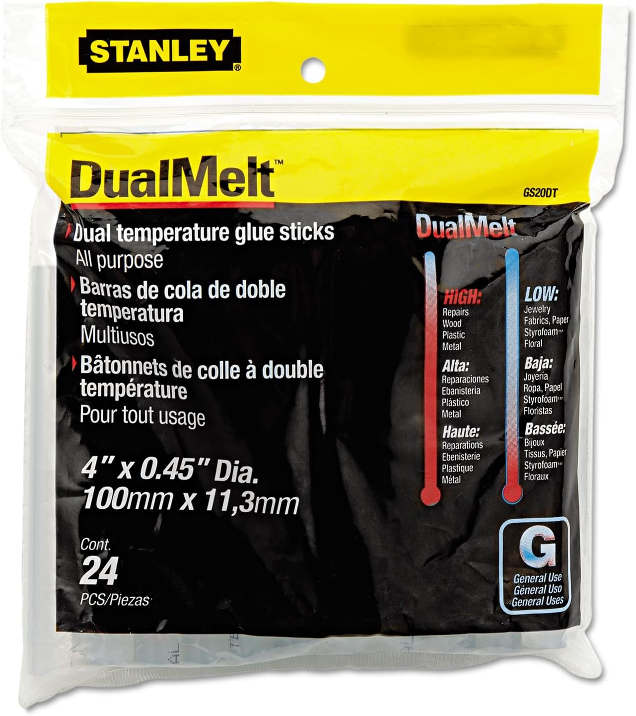 STANLEY GS20DT Bâtons de colle double température