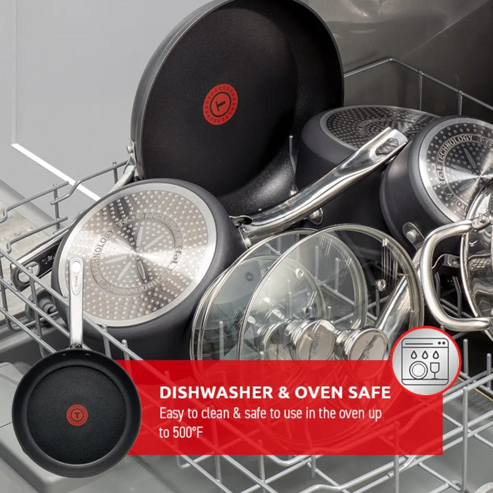 T-FAL Platinum Unlimited Hard Anodized 12pc Cookware Set - H126SC74